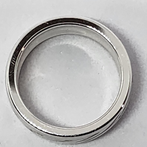 Chopard Chopardissimo Signature 18k 750 White Gold Band Ring Size 6 - Picture 5 of 7